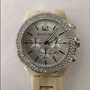 Michael Kors Madison Chronograph Glitz Resin Watch